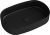 Umywalka ceramiczna nablatowa Isvea Italy Infinity 10NF65055-2N czarny mat