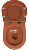 Zestaw Isvea Italy Infinity: Miska wisząca WC + deska WC terracotta