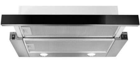 Okap teleskopowy / do zabudowy Toflesz Vega Glass 50 czarny 324m3/h