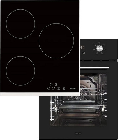 Zestaw 45cm MPM: płyta vitoceramiczna MPM-45-VCB-21 + piekarnik elektryczny MPM-45-BO-22