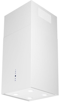 Okap wyspowy Toflesz Sandy Isla Lux biały mat 850m3/h