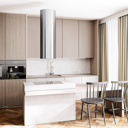 Okap wyspowy Lanilia Newelio Isola 39.1 Inox