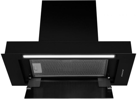 Okap podszafkowy / do zabudowy Toflesz Lumino Plus 90 czarny 500m3/h