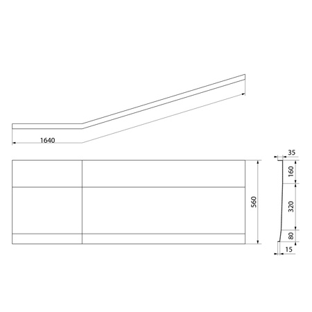 Obudowa czołowa Polysan Projekta L 160 20312