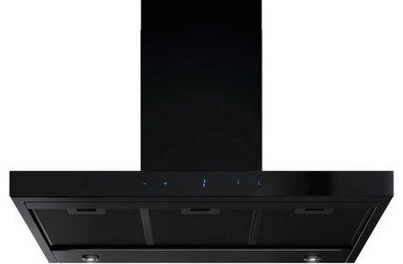 Okap kominowy / przyścienny Globalo Verta 90.3 H2H Black