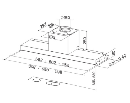 Okap podszafkowy Faber In-Nova Premium X90/2 110.0439.951