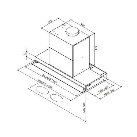 Okap podszafkowy Faber Ilma Touch X90 305.0567.013