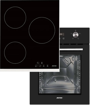 Zestaw 45cm MPM: płyta vitoceramiczna MPM-45-VCB-21 + piekarnik elektryczny MPM-45-BO-23C