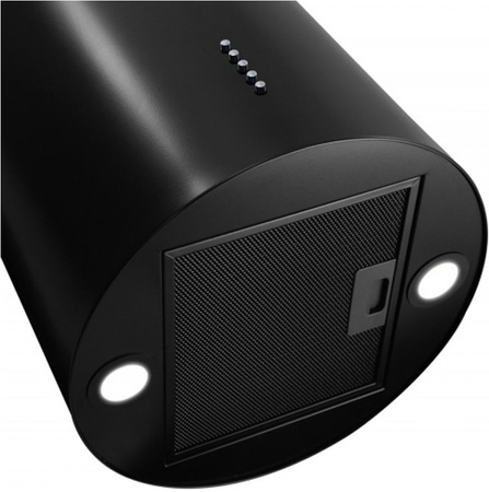 Okap kominowy / przyścienny Toflesz Baltic Plus 40 czarny mat 500m3/h