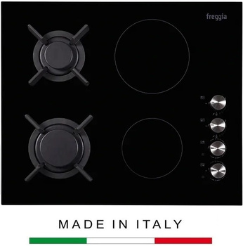 Płyta gazowo-elektryczna do zabudowy 60cm. Freggia HC622VGB czarny