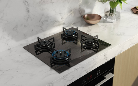 Płyta gazowa do zabudowy Solgaz GNC4 Auto [G20 – 2E] [20 mbar] (GZ-50)