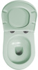 Miska wisząca WC Isvea Italy Infinity 10NF02004-2T rimless, 36,5x53cm, miętowy
