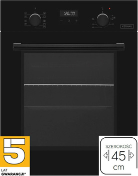Piekarnik elektryczny do zabudowy 45cm. Kernau KBO0946SKB