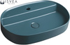 Umywalka ceramiczna nablatowa Isvea Italy Infinity 10NF65060-2P petrol mat