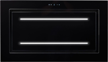 Okap sufitowy Toflesz Elit 120 czarny 900m3/h turbina wewnętrzna