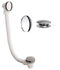 Zestaw odpływowy klik-klak Bruckner 164.390.1 u2a dł. 900mm, korek 72mm, chrom