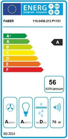 Okap podszafkowy Faber In-Light BK Matt KL 70/2 305.0628.321