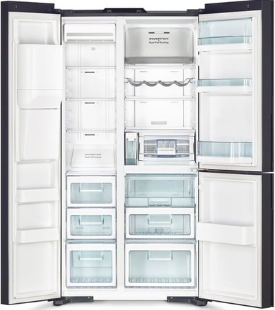 Lodówka Side by Side Hitachi R-M700VAGRU9X-2 (MIR) + pakowarka próżniowa