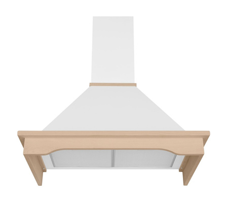 Okap przyścienny / kominowy Toflesz Rustical Country 90 biały mat 500m3/h