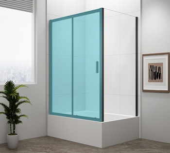 Ścianka boczna Polysan Deep Black MD3116B 75x165cm, szkło czyste