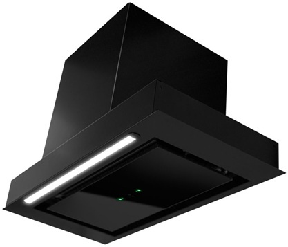 Okap podszafkowy / do zabudowy Toflesz Lumino Gest 60 czarny mat/czarny 850m3/h