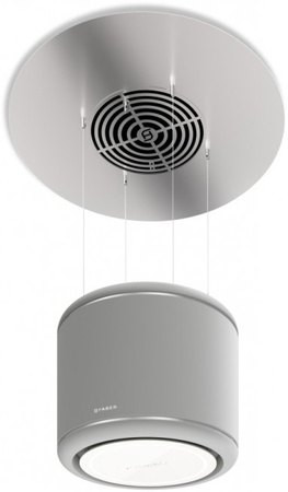 Okap wyspowy Faber Odette Plus Grey Matt Kl 345.0541.054