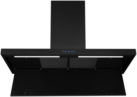 Okap kominowy / przyścienny Toflesz Etna Lux 120 czarny mat 850m3/h