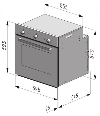 Zestaw Freggia: płyta gazowa HA640VGTX + piekarnik gazowy OMHE66X