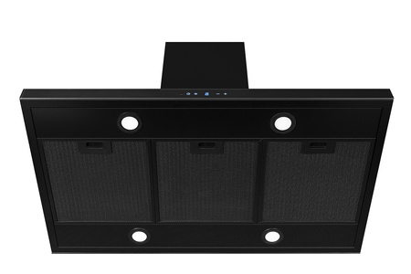 Okap wyspowy Toflesz Etna Isla 90 czarny mat 850m3/h + pilot