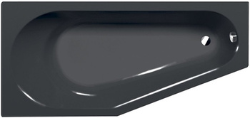 Wanna asymetryczna Polysan Tigra L 90111.30, 170x80x46cm, lewa, szary