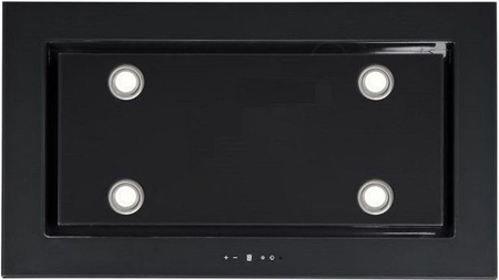 Okap sufitowy Toflesz Luxor Glass 120 czarny 850m3/h turbina zewnętrzna