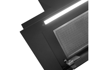 Okap podszafkowy / do zabudowy Toflesz Lumino Gest 60 czarny mat/czarny 850m3/h