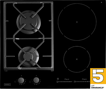 Płyta gazowo-indukcyjna do zabudowy 60cm. Kernau KIGH6422CIB