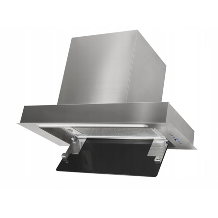 Okap podszafkowy / do zabudowy Toflesz Lumino 60 inox/czarny 850m3/h