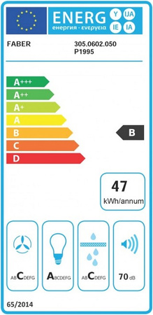 Okap podszafkowy / do zabudowy Faber Inka Plus HCS BK70/2 305.0628.323