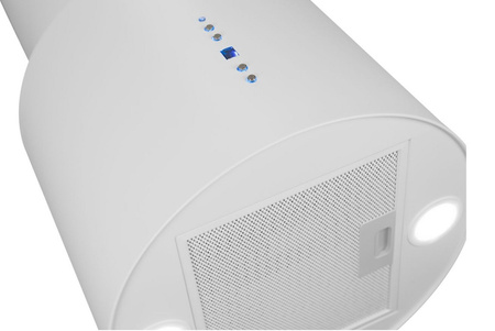 Okap wyspowy Toflesz Cylinder Isla 40 biały mat 850m3/h