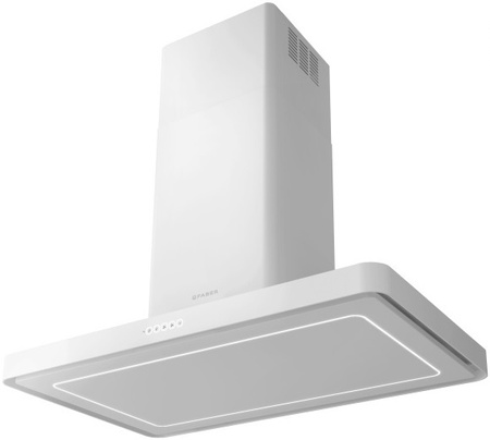 Okap wyspowy Faber T-Light Isola Evo WH MATT100 110.0456.264