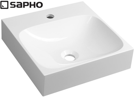 Umywalka kompozytowa Sapho Emona EN040 40x40cm, biały