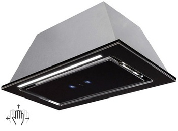 Okap podszafkowy / do zabudowy Toflesz Linea Glass Gest 60 czarny 850m3/h