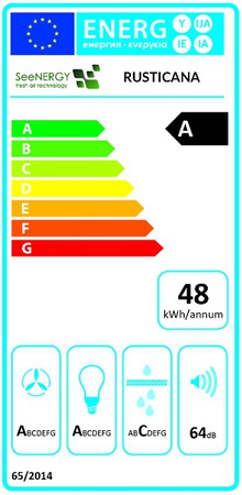 Okap kominowy / przyścienny Seenergy Rusticana