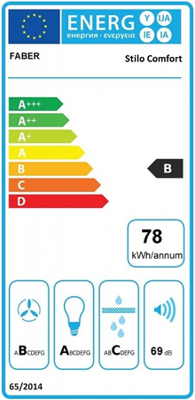 Okap przyścienny Faber Stilo Comfort BK Matt 120 325.0618.787