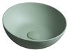 Umywalka betonowa, nablatowa Sapho Formigo FG323 zielony mat