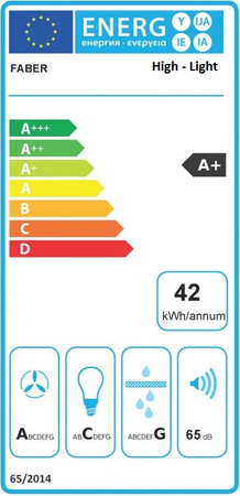 Okap sufitowy Faber High-Light BK Matt KL 91/2 350.0663.963