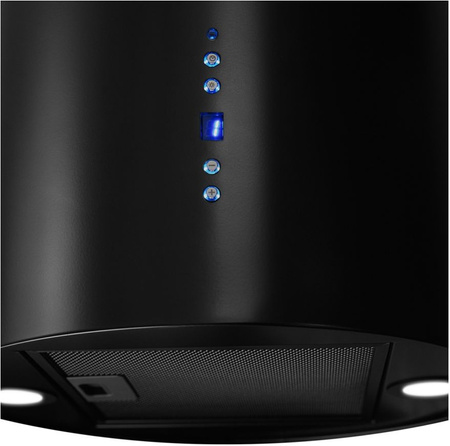 Okap wyspowy Toflesz Baltic Isla 40 czarny mat 850m3/h