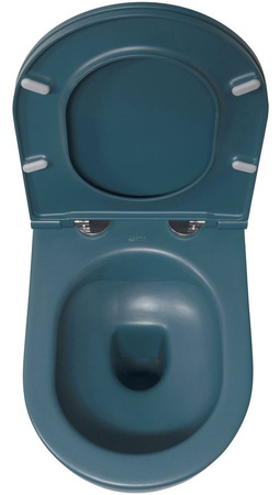 Zestaw Isvea Italy Infinity: Miska wisząca WC + deska WC petrol mat