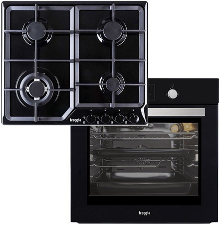 Zestaw Freggia: płyta gazowa HA640VGTB + piekarnik gazowy OGSB64B