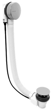 Zestaw odpływowy z korkiem aut. Polysan 71850, korek 72mm, chrom