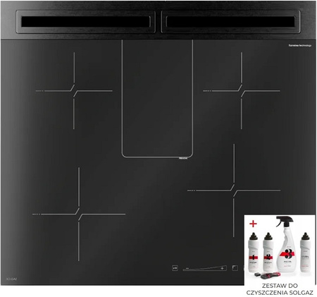 Płyta gazowa do zabudowy Solgaz PURE Home 4+1 [G20 – 2E] [20 mbar] (GZ-50)