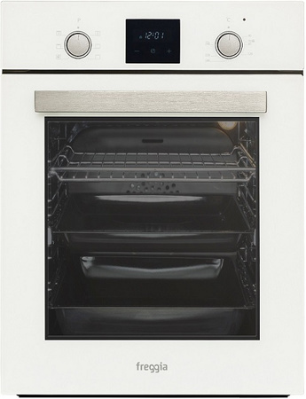 Zestaw 45cm. Freggia: płyta gazowa HCG430VGTW + piekarnik elektryczny OESF45W