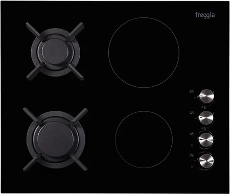Płyta gazowo-elektryczna do zabudowy 60cm. Freggia HC622VGB czarny